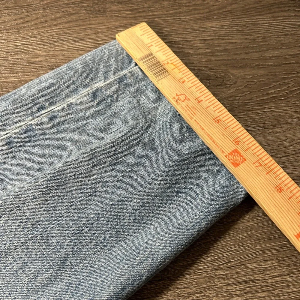 Vintage Levis 501 Original Fit Jeans 33x32 Fits 33X31 Light Wash Blue Button Fly